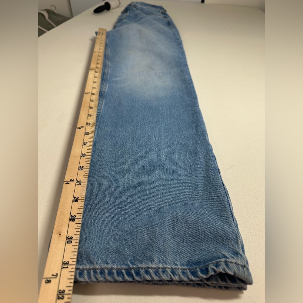 rag & bone Blue Straight Leg Jeans - Picture 4 of 8